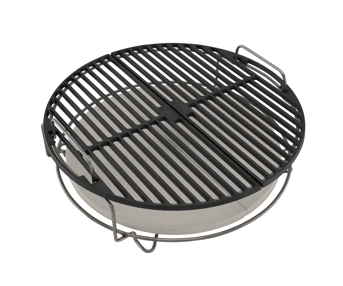 Gril Big Green Egg Large The Onyx – základní set s modulárním stolem